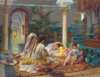 In the Harem by Frederick Arthur Bridgman